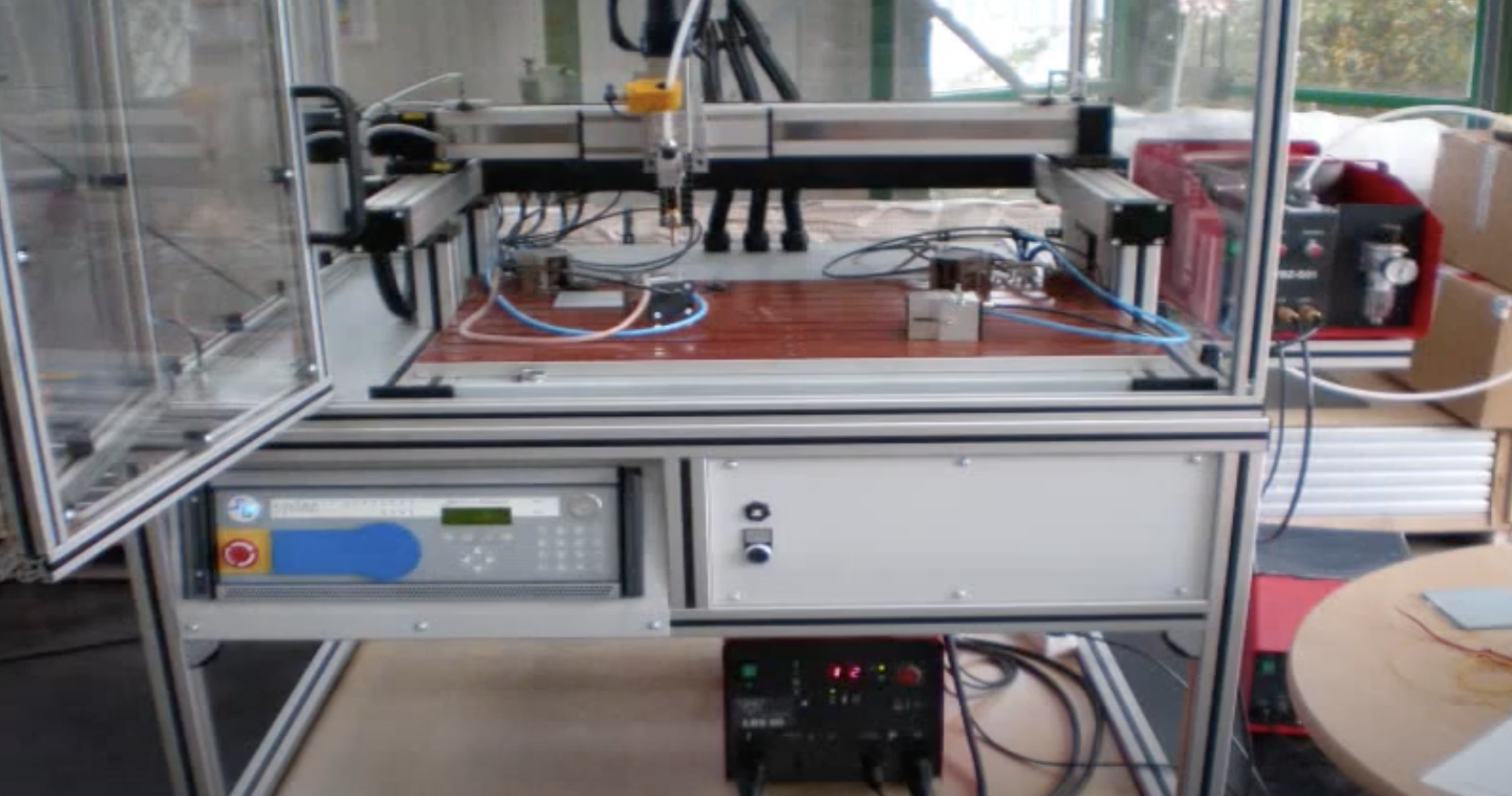 CNC Stud Welding System This video demonstrates how the CNC Stud Welding System allows for automated CD Stud Welding, without the use of a handgun. This process uses the KKA-200 Weld Head, VBZ Bowl Feeder, LBS-090 Controller, and a simple Excel Spreadsheet to create the template.